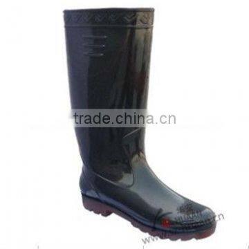 Water proof steel toe safety PVC rubber rain boots