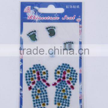 Factory OEM Crystal Diamond GEM Rhinestone Self Adhesive Sticker photo-2