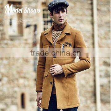Fashion Long Wool Men Coat Design photo-3