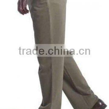 Mens wrinkle free cotton pants casual trousers