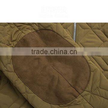 High Quality Mens Quilting Padded Jacket With Elbow Patch photo-6