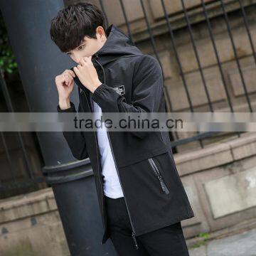 zm40673b fashion coat high quality men hood casual jacket