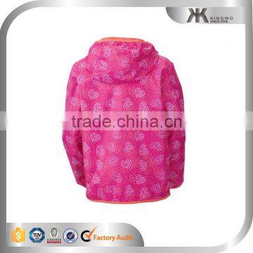 Wholesale Printed Children Poly Kids Lining Fleece Waterproof Jacket photo-2