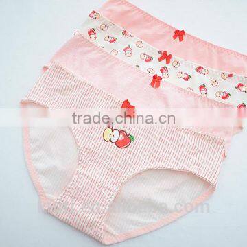 Cheep Lovely Pink Apple Teen Girls Panties Women Cotton Underwear photo-4