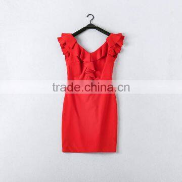 oem custom new design fashion ladies casual dress