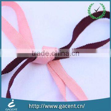 Polyester petersham ribbon strip grosgrain ribbon for garment accessory