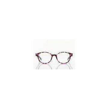 Large Round Cellulose Propionate Eyeglass Frames For Girls , Cute Glasses Frames
