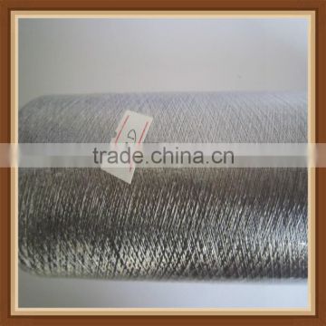 200D RFID/ EMF block Anti-Bacteria silver fiber yarn/silver metallic knitting yarn/silver coated nylon yarn