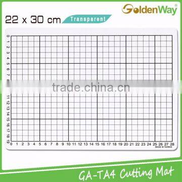 A4 to A1 Fashion Eco Friendly Transparent plastic TPE & PP Self Healing Cutting Mat