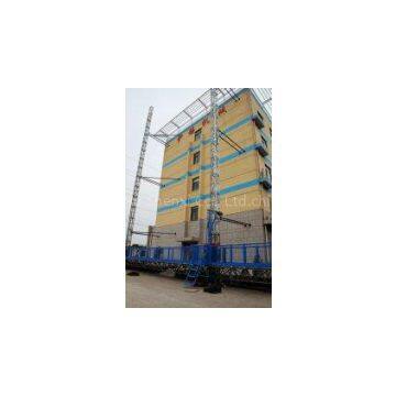 1000 kg Single Mast Climbing Work Platform for Working Height 100 m photo-1