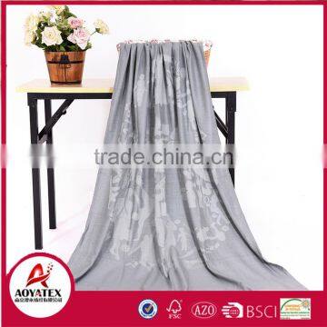 100% modacrylic jacquard woven airline blanket