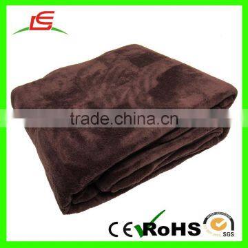 Alibaba Supplier Dark Brown Super Soft Blanket For Sleeping