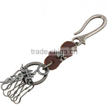 DubaaFashion.com,Punk Gothic Skull Heavy Metal Key Ring Key Fob Clip Keychain