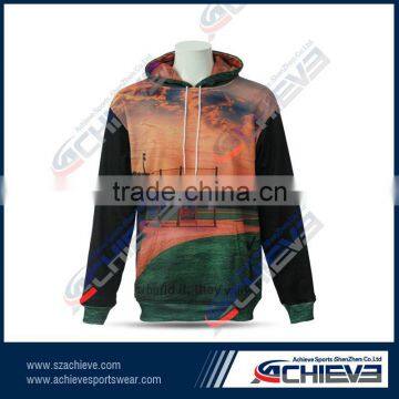 custom windbreaker hoody jacket sublimation hoody body warmer