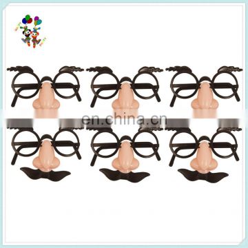 Novelty Funny Fancy Dress Nose Party Glasses with Mustache HPC-0629