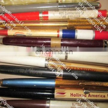 Customize logo print in blue/black oil in the advertising ballpoint pen