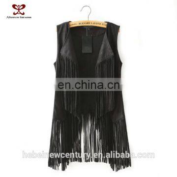 2015 Dress for women latest dress designs fashion vest Europe America clothes wholesale fashion joker antler tassel ladies vest