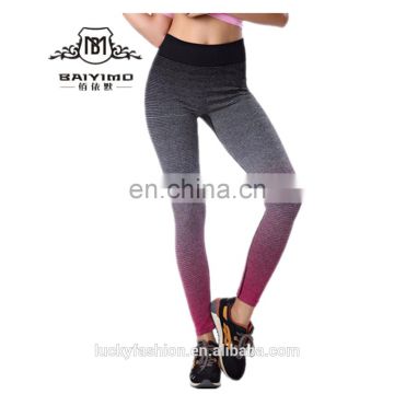 2016 Baiyimo High Quality Workout Fitness Women Yoga Sports Leggings