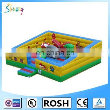 cute animals inflatable play ground, inflatable station for kids