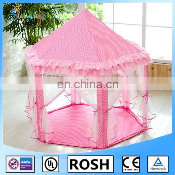 Children Indoor Play Tent Princess Castle Playhouse for Kids Pink with Storage Bag