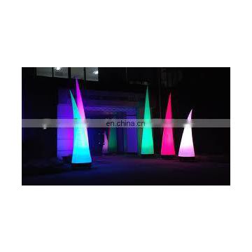 hot decorations LED inflatable led pillar lighting