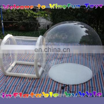 Transparent inflatable bubble house/clear show room