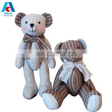 Lovely and High quality teddy bear made of jeans fabric