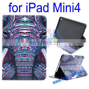 Cheap leather case/ Wallet style leather case for iPad Mini4/ Fashion leather case supplier & exporter