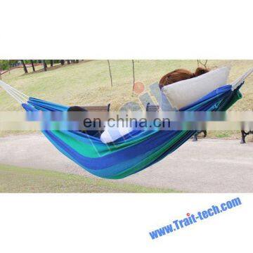 Wholesale Cotton Stripe Outdoor Portable Hammock Prices Cheap Swing Bed