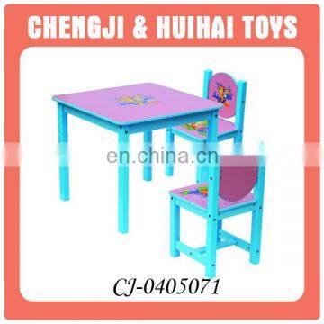 High quality wooden study desk kids table and chair set