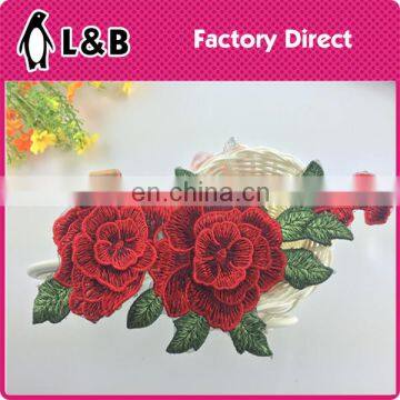 3D flower embroidery patch/applique fro dress/clothes