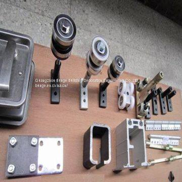 Powder Coated Aluminum Sliding Partition Wall Components for Operable Windows & Doors photo-2