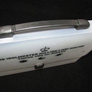 A2 Size Stationery Document Case With Handle Clear Plastic Carry Bags photo-4