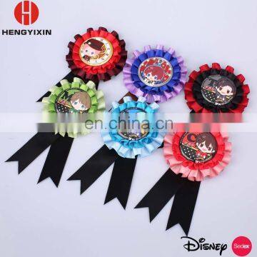 High quality handmade rosette award ribbon manufacture