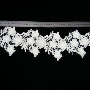 New Fashion White Cotton Sewing Embroidery Machine Lace Trim Fabric photo-4