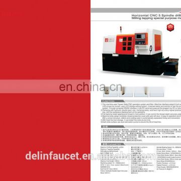 Spindle Horizontal CNC Drilling Milling and Tapping Machine