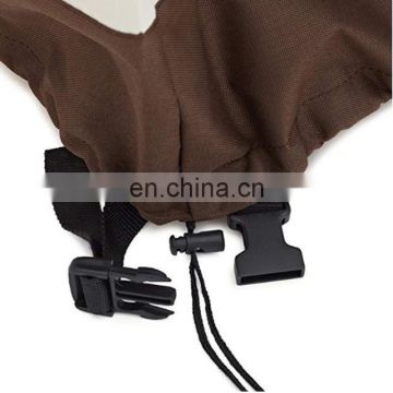 300D PVC Waterproof Protective Table Cover with Air Vents and Adjustable Straps