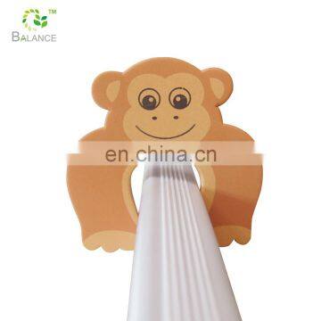 Baby safety cute cartoon EVA door stopper cute door finger guard	monkey shape