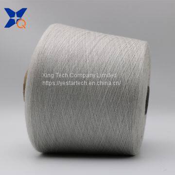 Ne21/1ply 15% Stainless Steel Staple Fiber Blended With 85% Solid Acrylic Conductive Yarn for Touch Screen Gloves/hats-XT11297 photo-2