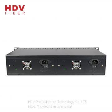 High Quality 2U 14 Port 19 Inch Rack Type Media Converter Rack photo-3
