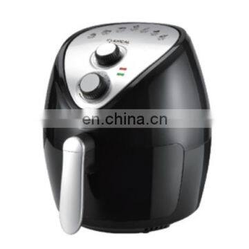Air fryer capacity 2.6L Non-stick coating food basketand food pan 80-200 Temperature setting accessible handle for easy carry