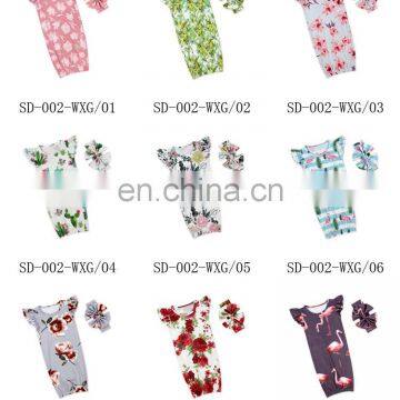 Baby Flamingo 2 Layers Milk Silk Pearl Sleeve Sleep Bag photo-2