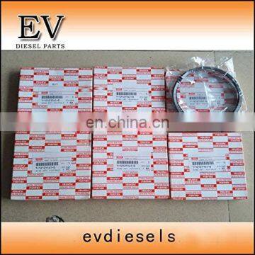 for ZAX470 Excavator 6WG1-TC 6WG1 6WG1T Piston and Piston Ring Set