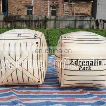 Australia Indoor Inflatable Archery Shooting Brick War Game Bunkers Team Building Equipment Army Paintball Bunker Obstacles Set photo-6