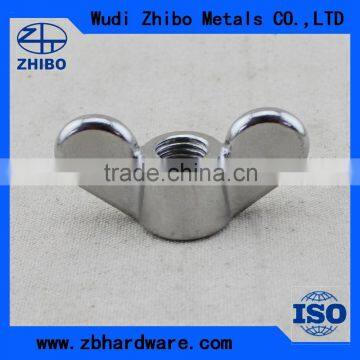 Stainless steel eye bolt with wing nut wing nuts