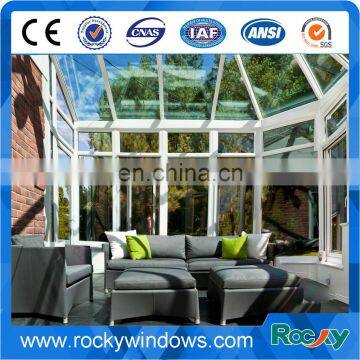 Simlple Design Aluminum Alloy Tempered Glass Sunroom