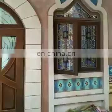 China supply church decorative colored patterned fusing stained crystal art glass