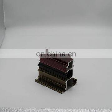 Soundproof Aluminum Profile 36 X 72 Casement Double Glazing Window Tracks Aluminum Windows and Doors Profiles