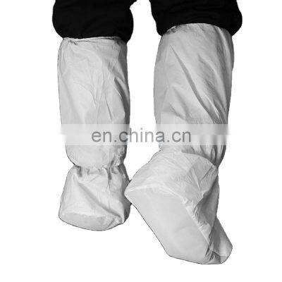 Dust Proof Knee High Top Anti-skid Non Slip Clean room Medical Disposable Waterproof Shoes Feet Boots_ Covers