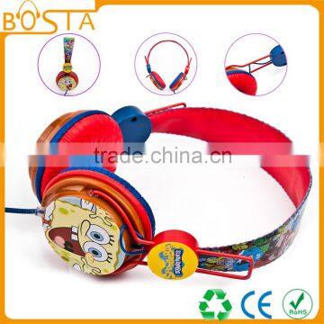 Rectractable aviation fashion simple kids headsets with volume max to 85dB